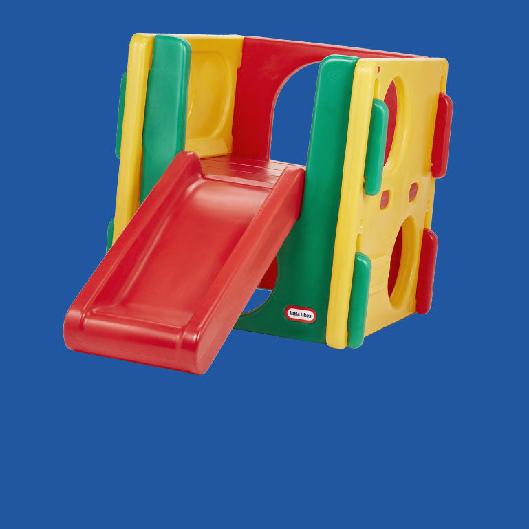 Climbers and slides