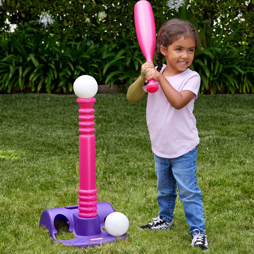 TotSports™ T-Ball Set - Purple and Pink