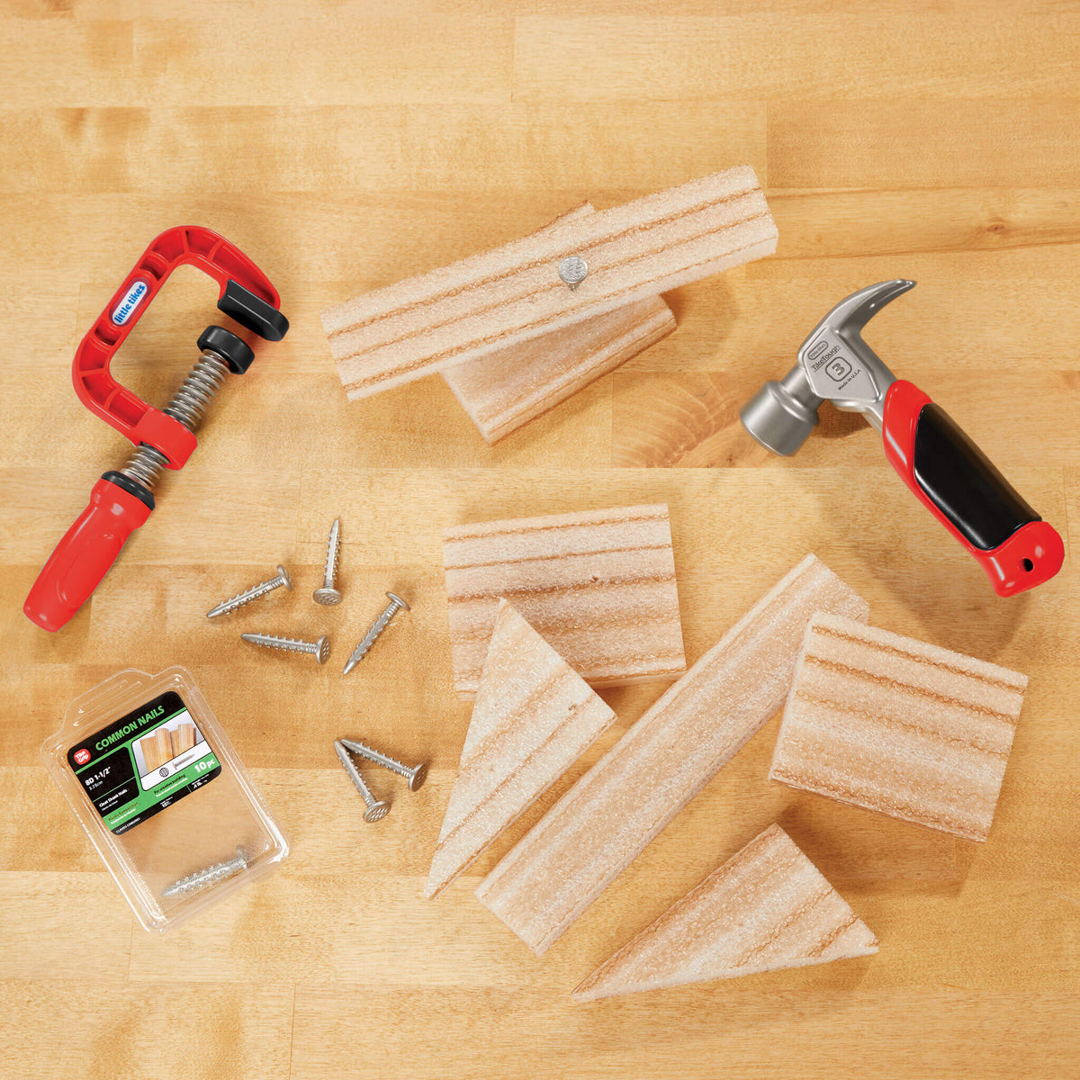 Creative Construction™ Hammer and Nail Set