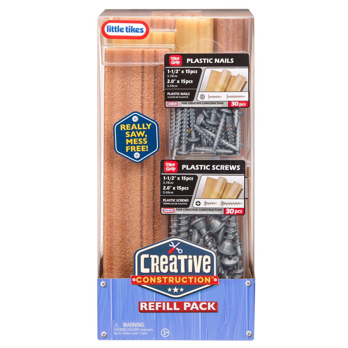 Creative Construction™ Wood, Nails and Screw Bundle